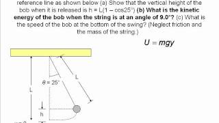 Conservation of Energy4 animated physics problems solved