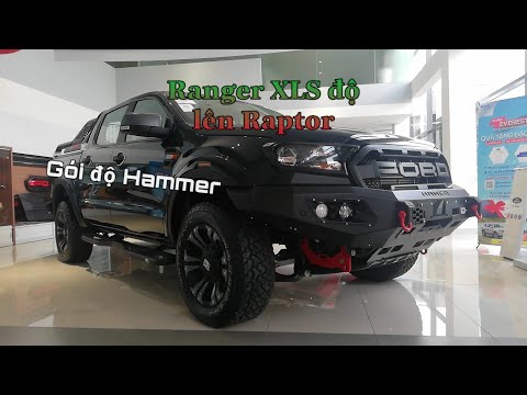 Khi Ford Ranger XLS hoá thành siêu bán tải Raptor nhờ gói độ Hammer xịn xò...