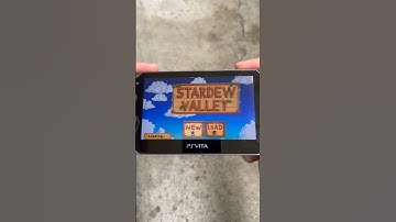 Stardew Valley on a PS Vita!