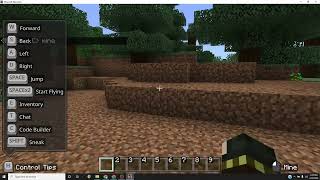 Minecraft Coding tutorial 1 by Clark Eagling 151 views 2 months ago 9 minutes, 14 seconds
