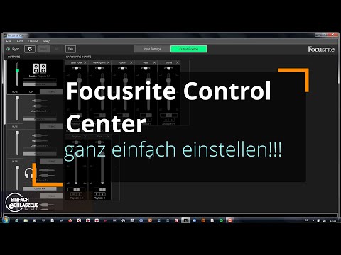 Focusrite Control Center - Erste Schritte