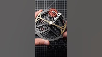 Fully 3D printed Tourbillon assembly