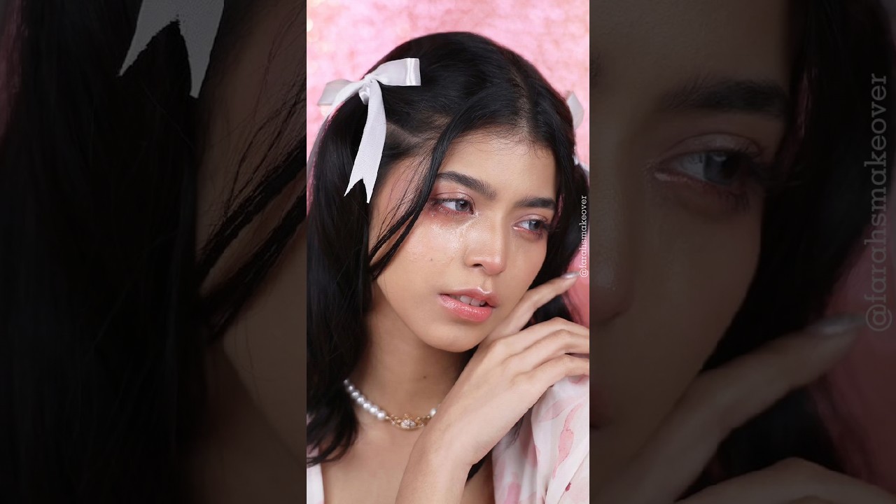 "Crying Girl" makeup trend @DIYJharna @sarahnewsfx @Hayley_Bui