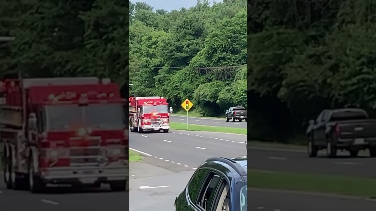 Tanker 1101 responding to a traffic crash