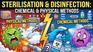 Sterilization & Disinfection Explained | Physical and Chemical Methods (Complete Guide)