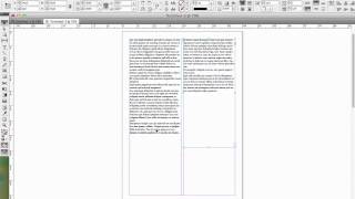 InDesign How To: Long text into multiple text boxes