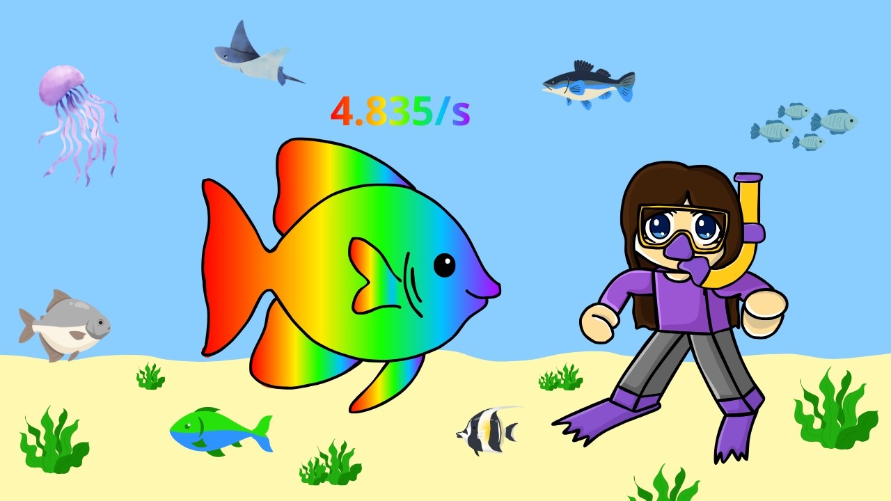 Finder de vildeste fisk! I Dive Down