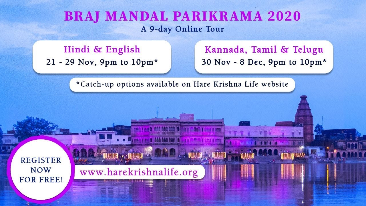 Join Agam Aggarwal for the online Braj Mandal Parikrama