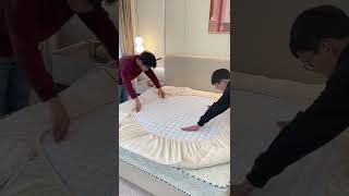 YRF-Hotel Mattress Toppers,Hotel Vinyl Zippered Mattress Cover,Soft Mattress Pad,Wholesale