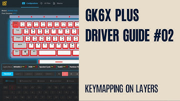 GK6X plus driver software basic guide 2/4: Keymapping on layers
