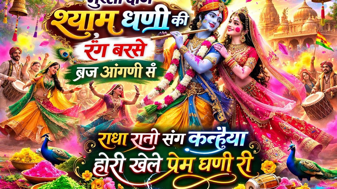 Murali Baje Shyam Dhani Ki | Radha Krishna Holi Bhajan 2026 | Barsana Holi Song