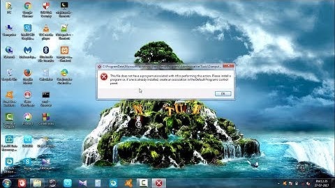 Manage - Fix "File does not have a program associated with it" Error