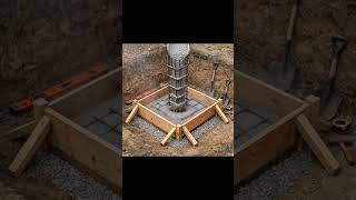 #FoundationWork#ColumnFooting#ConstructionLife#CivilWork#BuildingFoundation#RodBinding#Concr