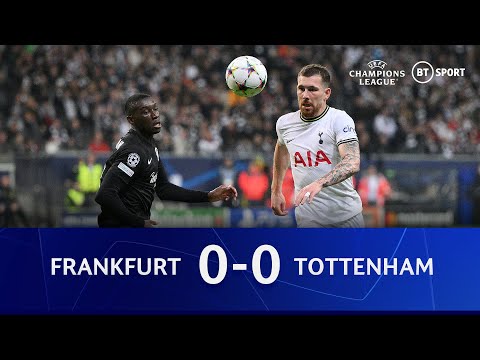 Frankfurt v tottenham hotspur (0-0) | a frustrating night in germany | champions league highlights