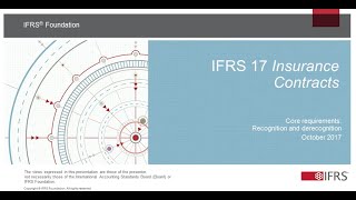 IFRS 17 Core requirements: Recognition and derecognition