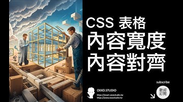 CSS table-layout 表格內容寬度與對齊 - CSS 教學大全