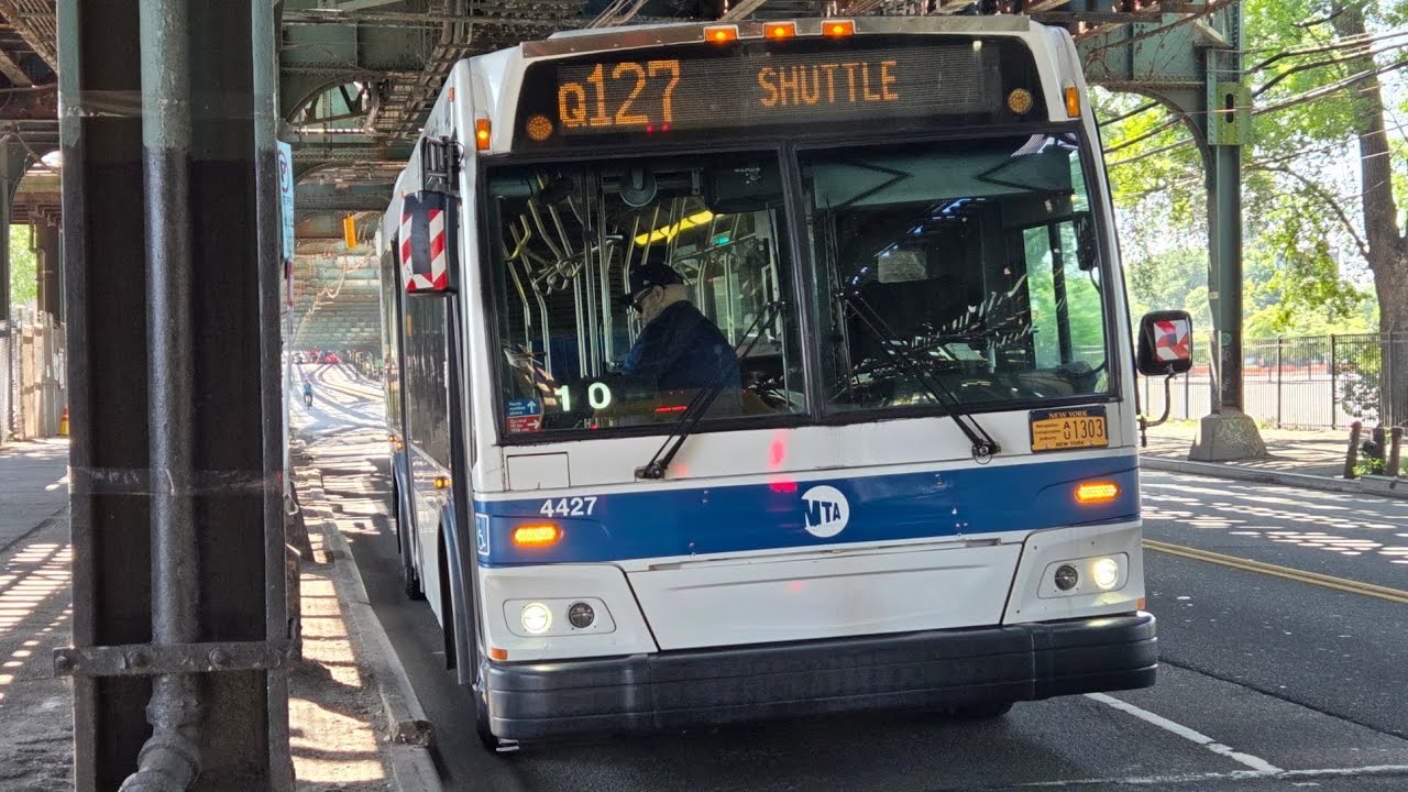 MTA NYCT: Q127 Dragon Boat Festival Shuttle Bus Action at Mets-Willets Point
