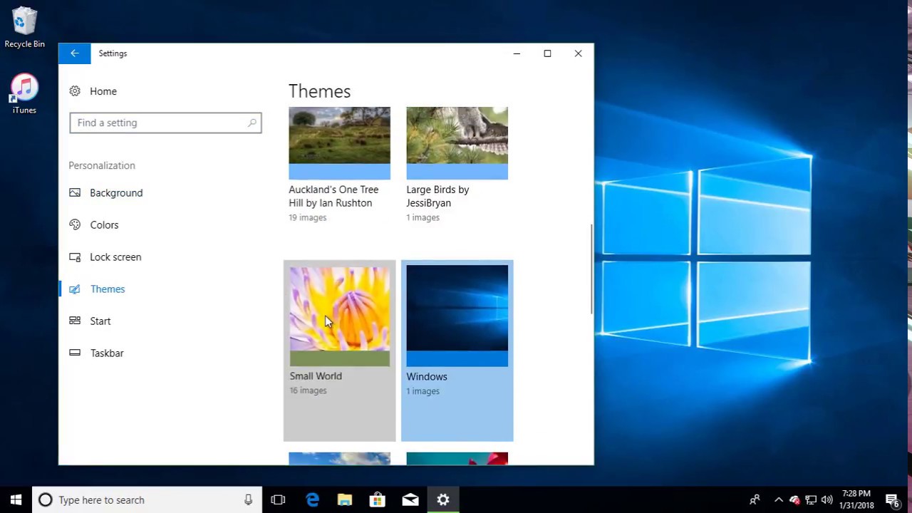 How To Change The Theme In Windows 10 Tutorial YouTube