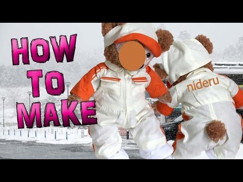 ぬいぐるみの学生服 セーラー服作り方 How To Make Uniforms For Stuffed Toy Nideru ストラップサイズ Youtube