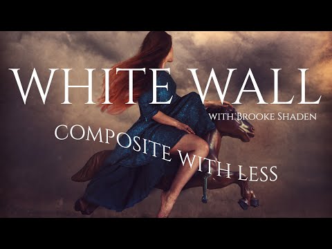 White Wall: Composite Onto a Carousel Horse
