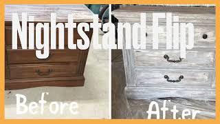 Chalk Paint Nightstand Flip
