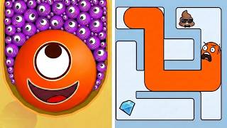 Hungry Balls Vs Pet Me Maze Puzzle Max Level SpeedRun Challenge Impossible Battle! screenshot 5