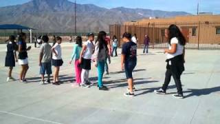 Jumping rope at Oasis Elementary School
