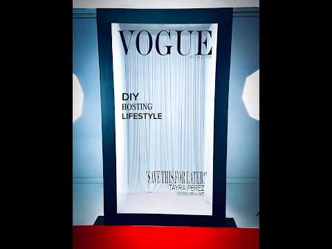 Vogue-Inspired Magazine Cover Photo booth 🤩