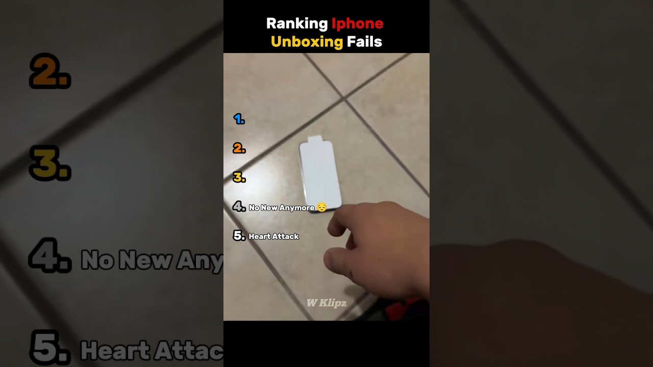 Ranking Funniest Iphone Unboxing Fails 