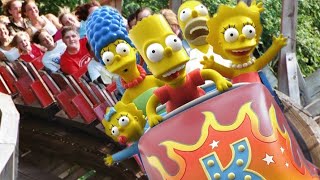 Minecraft Krusty Land Simpsons Ride