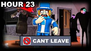 Trapped In DOORS ARCHIVES For 24 Hours.. (ALL BADGES)