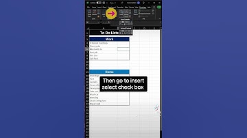 Excel tip to create a basic checklist with check boxes