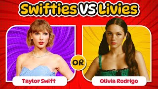 Taylor Swift VS Olivia Rodrigo | Are You Team Swifties or Team Livies | Music Quiz