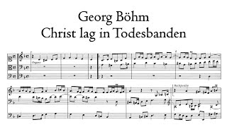 Böhm - Christ lag in Todesbanden (& Bach Chorale) - Schnitger, Stade, Hauptwerk