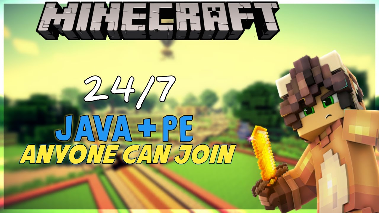 Minecraft Live Streaming | 24/7 Java + Pe Server Anyone Can join ...