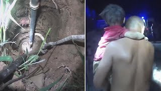 3-Year-Old Boy Rescued From Well 13 Feet Deep 3-Year-Old Boy Rescued From Well 13 Feet Deep