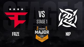 FaZe vs NiP | StarLadder Budapest Major 2025 - STAGE 1 - Day 2