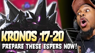 Time to Prepare! Kronos 17-20 First look! These Espers Work! | Dislyte