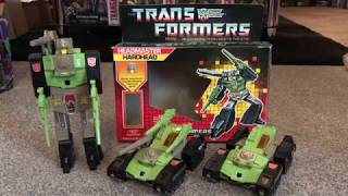 Transformers G1 hardhead, vintage, headmaster, generations, chug, original, Japan, collection, mib