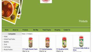 Sgr 777 Foods Web Site Design