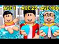 TRILLIONAIRE Age 1 - 100! (A Roblox Movie)