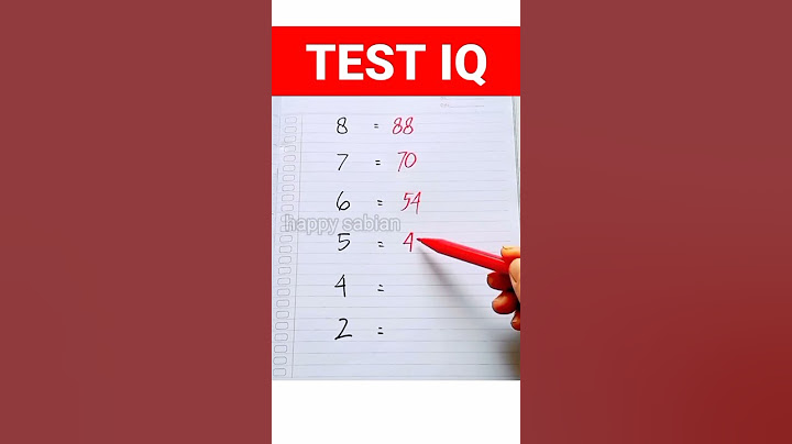 Test IQ mudah sekali #shorts