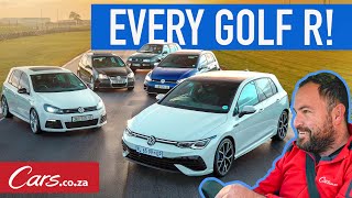 Driving every Golf R! From the original VR6 to the Golf 8 R, this is the evolution of VW's Golf R