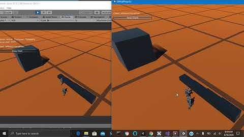 Unity & Mirror Multiplayer Network Test 3