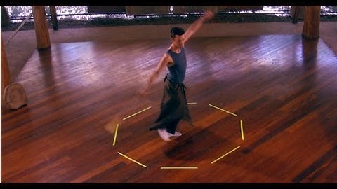 Poi Lesson: Whirling and Footwork (with extended VJlucidTV visual remix)