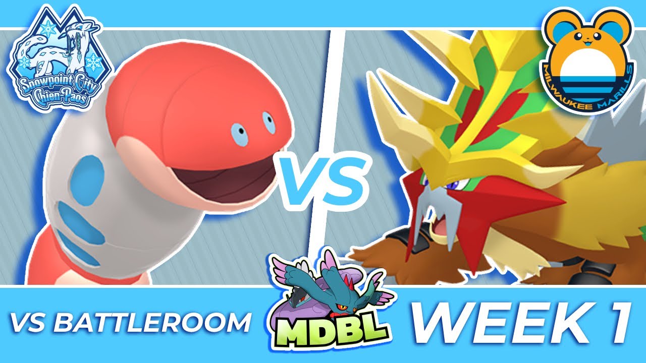 I Took Over a Team in a VGC Draft League // MBDL W1 vs @BattleRoom