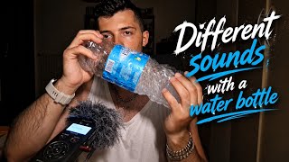 ASMR| Fast sounds with a bottle (liquid, tapping etc) 💤 💧💤