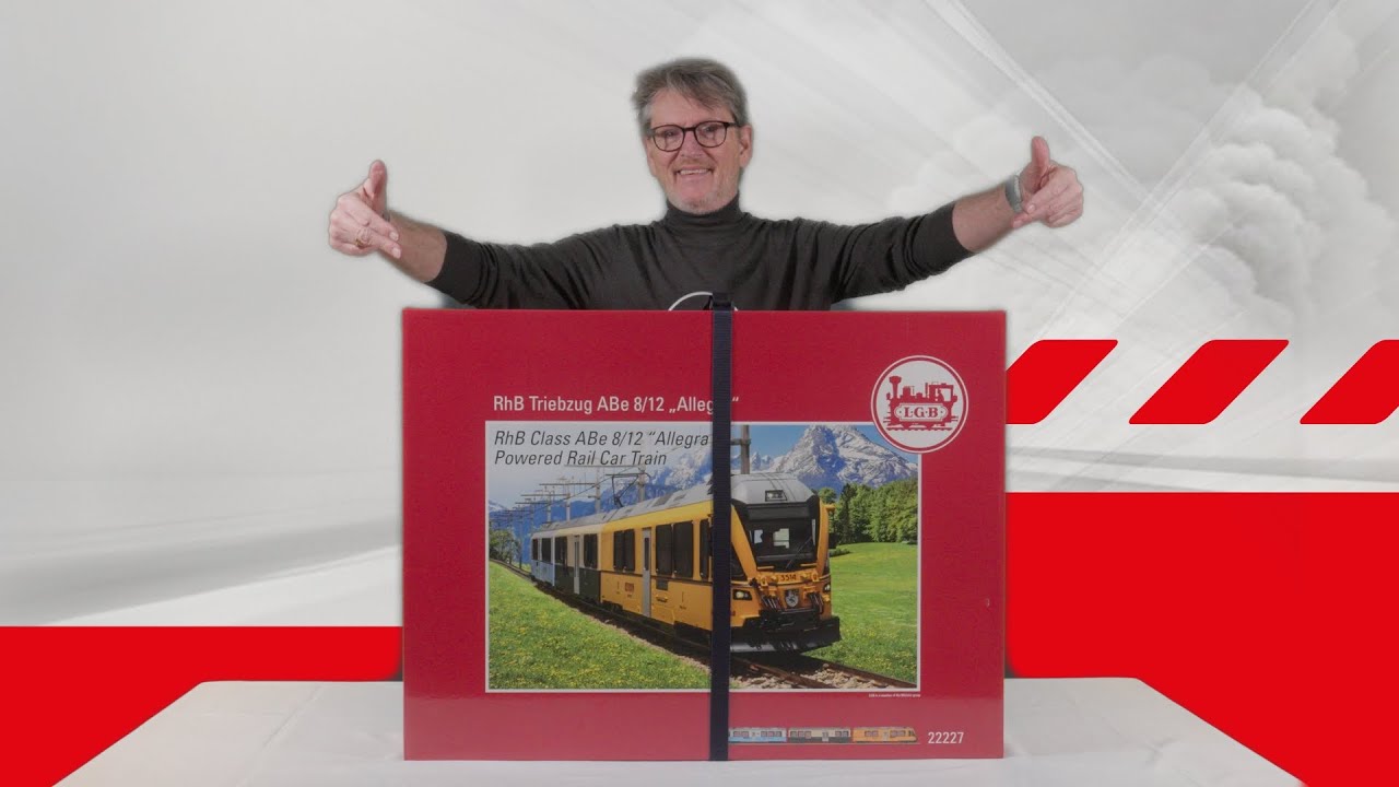 Erik de Zwart pakt uit: de RhB ABe 8/12 ‘Allegra’ van LGB | Unboxing RhB Class ABe 8/12 ‘Allegra’