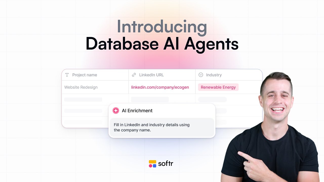 AI Agents for Softr Databases: Build Smarter Tables with AI - YouTube