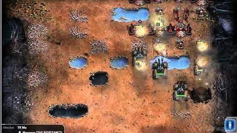 Command and Conquer Tiberium Alliances attack on Level 25 base